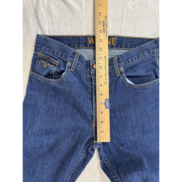 Kimes Ranch Wayne Jeans Men’s 29x36 Blue Slim Fit Western Stretch Denim USA - Picture 14 of 16